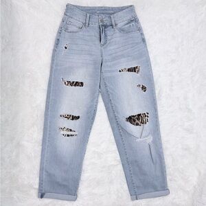 Mid Rise Boyfriend Jeans